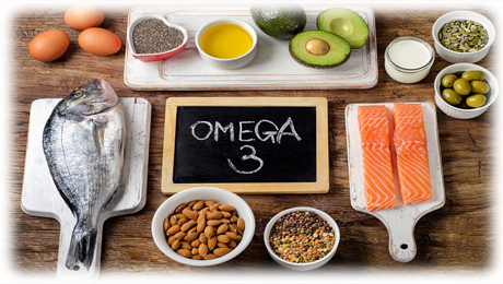 imagen de alimentos ricos en omega 3